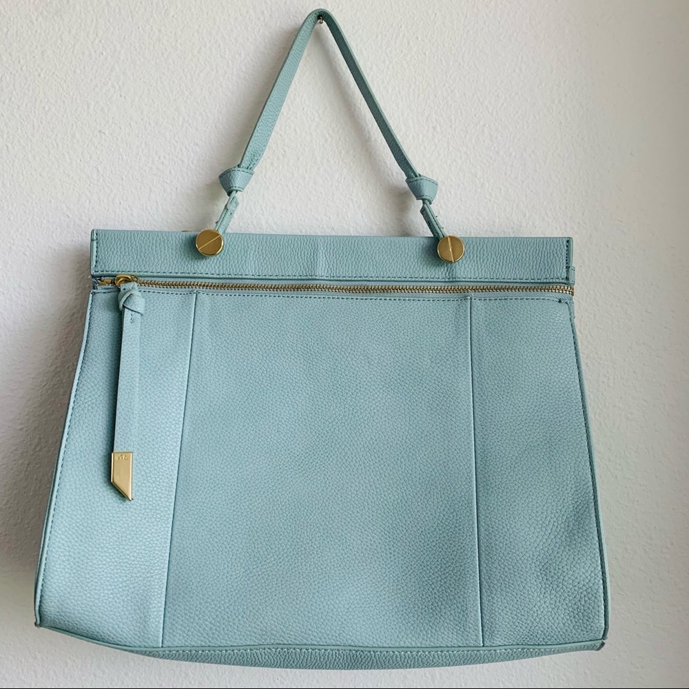 Foley + Corinna Satchel Crossbody Baby Blue Bag